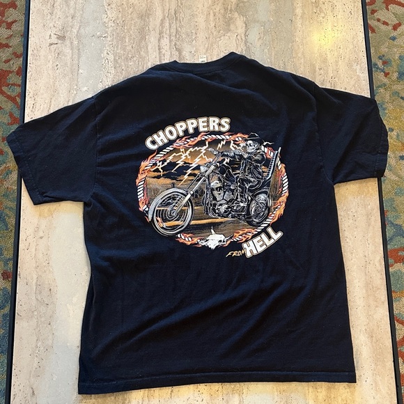 American Apparel Other - Sporty Bob Choppers From Hell Graphic Tee T Shirt men’s large EUC